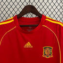 Camiseta retro de aficionado de la selección españa 2008 (hombre) - Roja