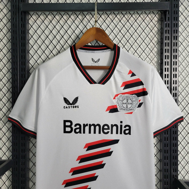 Camiseta Bayern Leverkusen Segunda equipación II 23/24 Castore - Hombre - Blanco