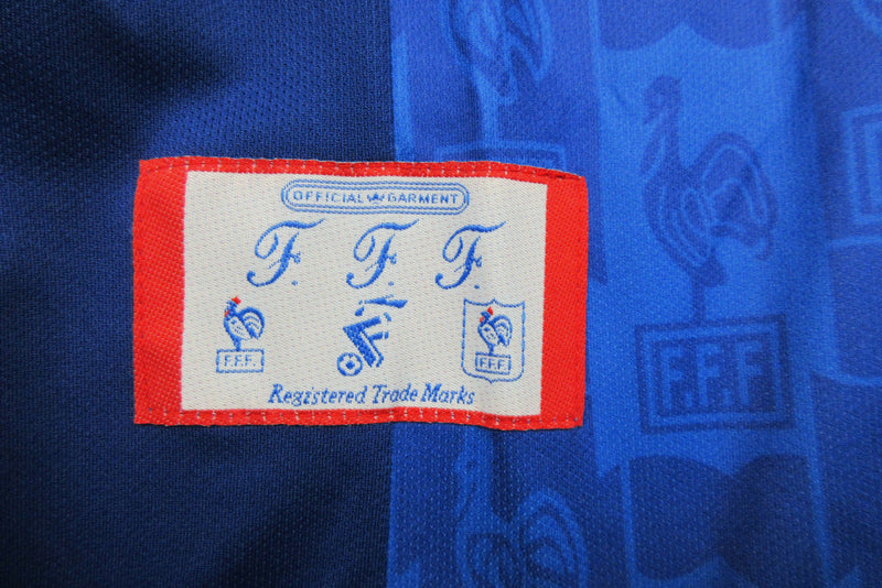 Camiseta Adidas para hombre de la selección francesa retro I 1996 - Azul