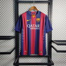 Camiseta retro Nike del Barcelona Home 14/15 para hombre - Azul rey y rojo