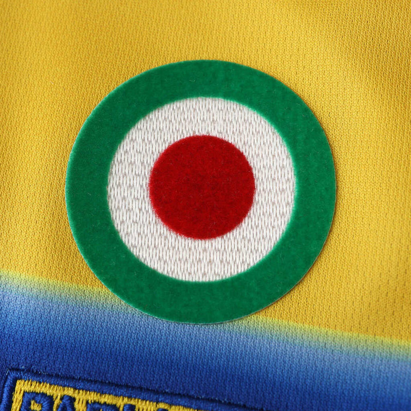 Camiseta retro de local del Parma I 99/00 para hombre, color azul y amarillo