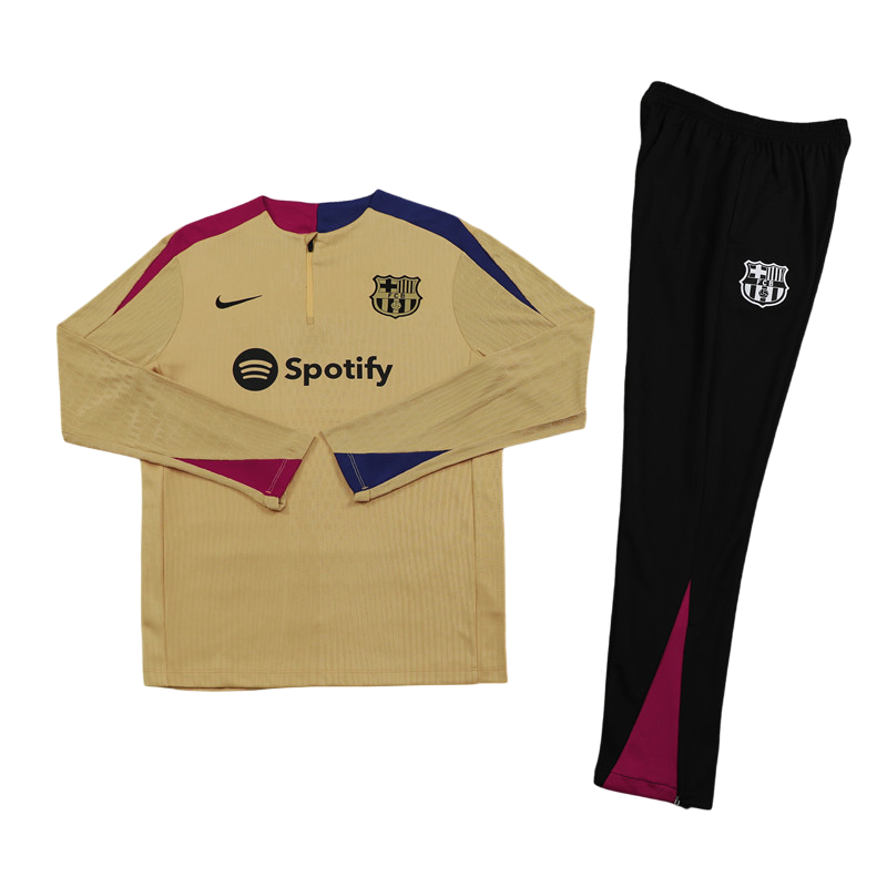 Conjunto deportivo Barcelona 24/25 para hombre - Beige