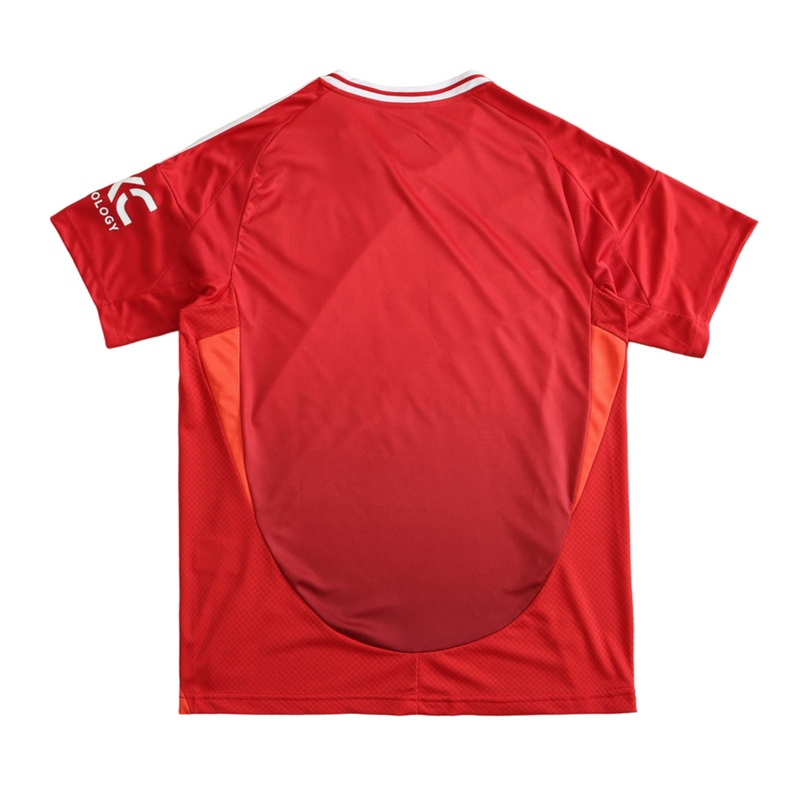 LISTO PARA ENTREGA Camiseta local del Manchester United I 24/25 Camiseta de aficionado para hombre - Naranja