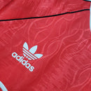 Camiseta retro de local Adidas del Manchester United 90/92 para hombre - Roja