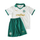 Camiseta y pantalón corto Palmeiras Visitante II 24/25 para niños - Blanco