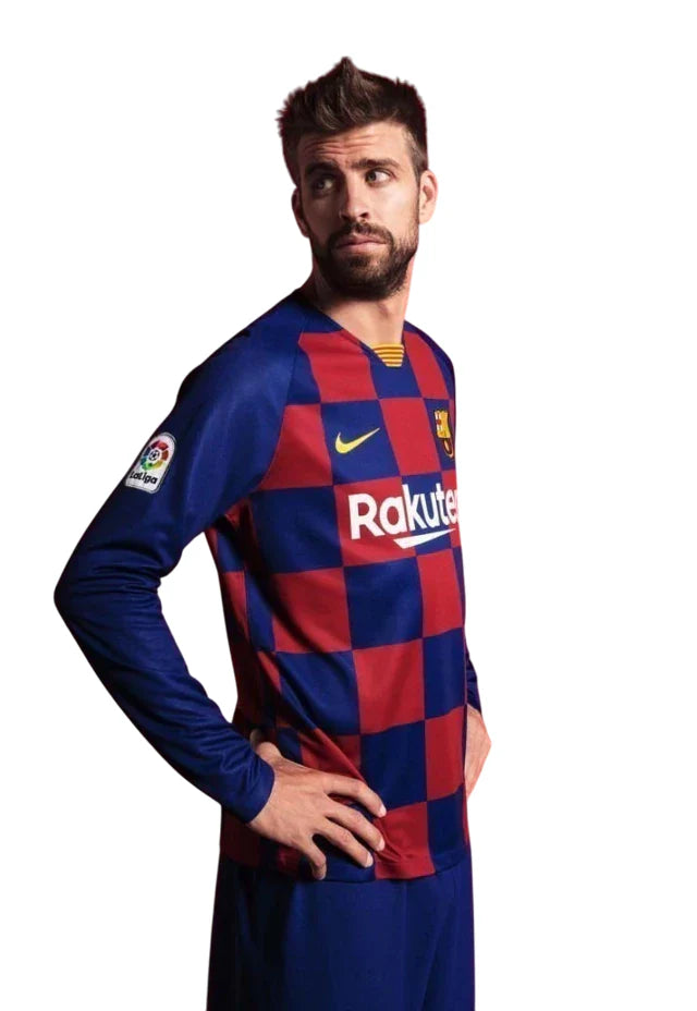 Camiseta Nike retro para hombre del Barcelona 19/20 - Azul