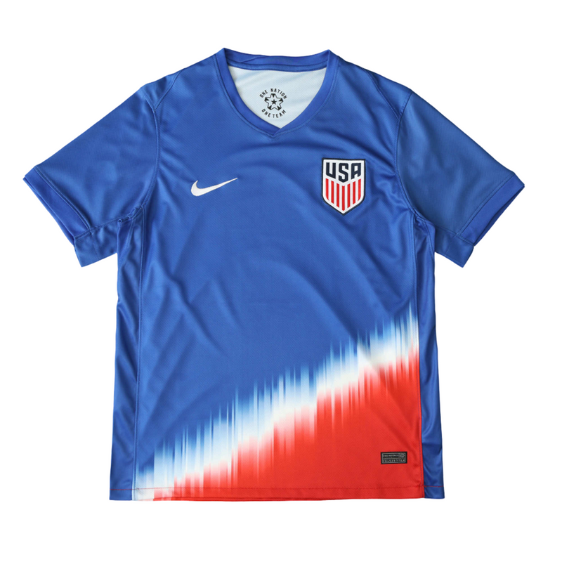 Camiseta de visitante de la selección nacional de EE. UU. II - Camiseta de aficionado para hombre 2024/25 - Azul
