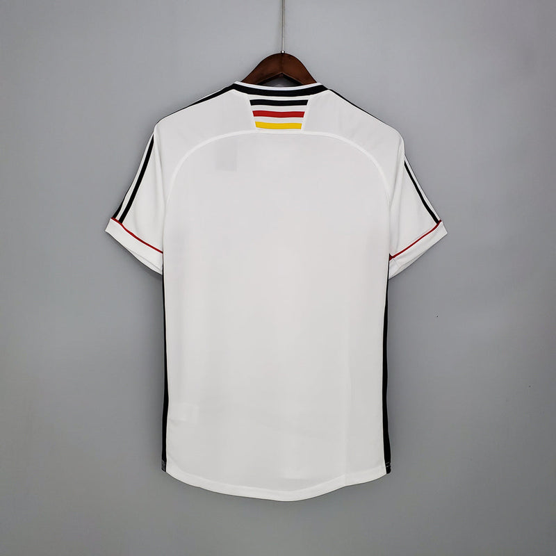 Camiseta retro de la selección alemana I Home 1998 Adidas para hombre - Blanca
