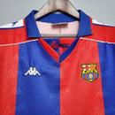 Camiseta retro de aficionado del Barcelona 92/94 para hombre de Kappa - Roja