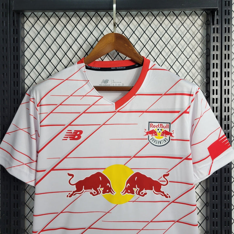 Camiseta de aficionado New Balance RB Bragantino 23/24 para hombre - Blanco