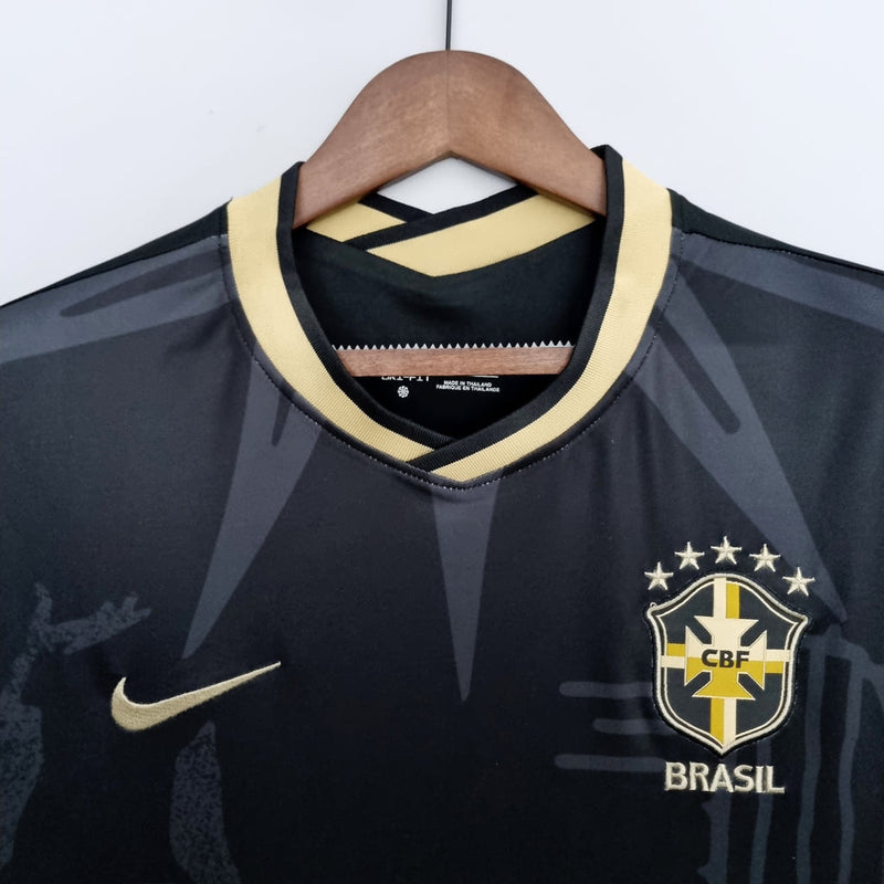 Camiseta Nike para hombre de la selección brasileña especial del noreste - Negra