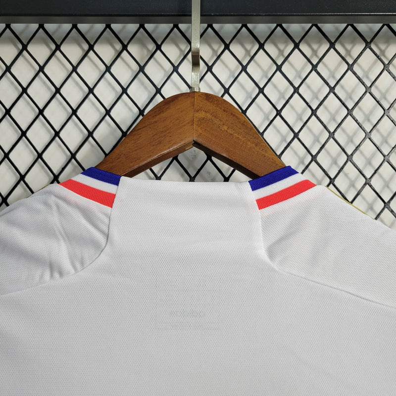 Camiseta y pantalón corto infantil Lyon I 23/24 - Blanco