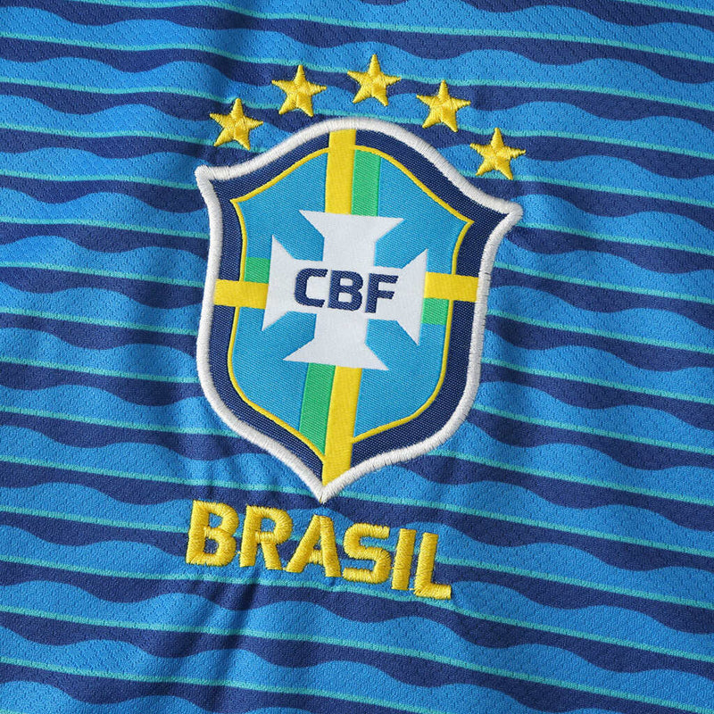 Camiseta de visitante de la selección brasileña 2024/25 (azul) para hombre