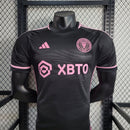 Camiseta de jugador Adidas Miami II 23/24 para hombre - Negra y rosa