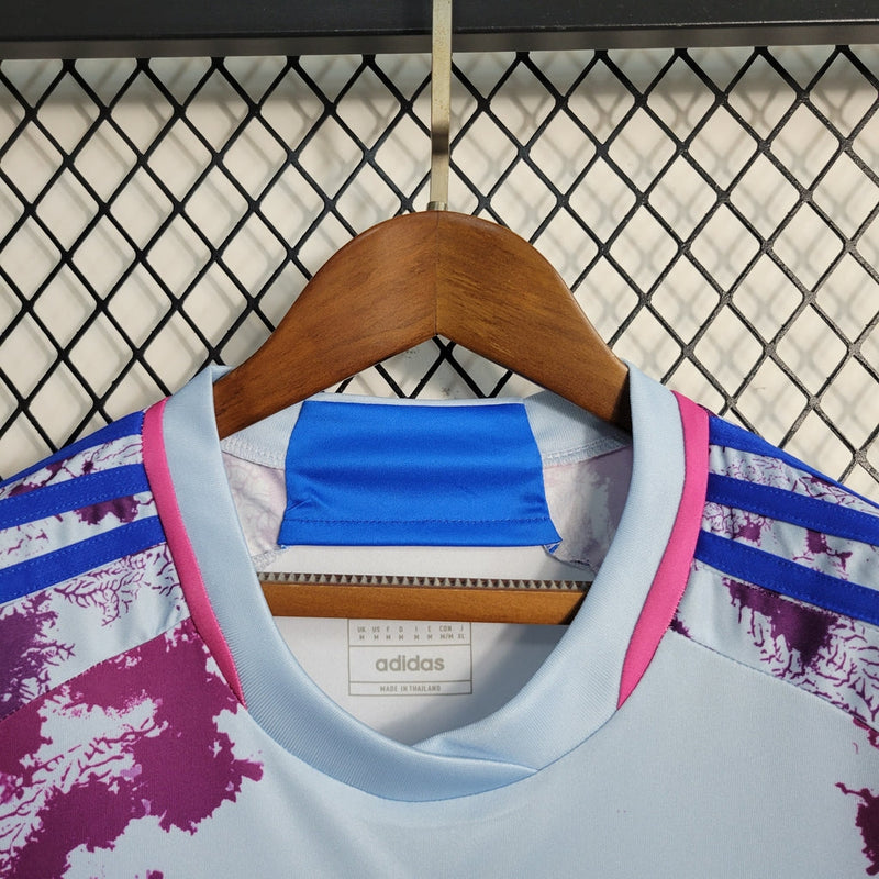 Camiseta Adidas para mujer de la selección española II 2023 - Morada