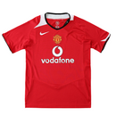 Camiseta retro de local del Manchester United 04/05 para hombre - Roja