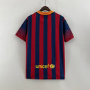 Camiseta retro Nike para aficionados del Barcelona 13/14 - Roja y azul