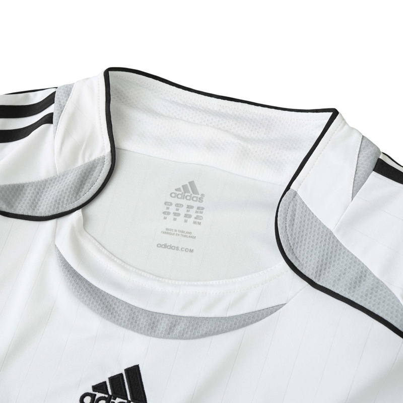 Camiseta retro de local del Real Madrid 06/07 para hombre - Blanca