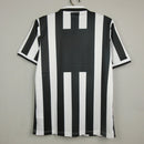 Camiseta retro de aficionado de la Juventus I 94/95 para hombre - Blanco y negro