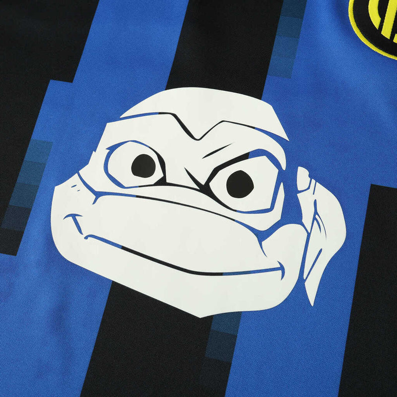 Camiseta de aficionado de las Tortugas Ninja Adolescentes Mutantes I 24/25 del Inter de Milán - Azul