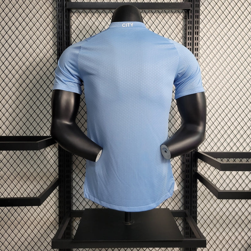 Camiseta de jugador Puma del Manchester City (local 23/24), hombre, azul