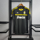 Camiseta retro de portero Adidas Real Madrid II para hombre, 11/12, color negro