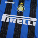 Camiseta retro de local del Inter de Milán 97/98 para hombre - Negra y azul