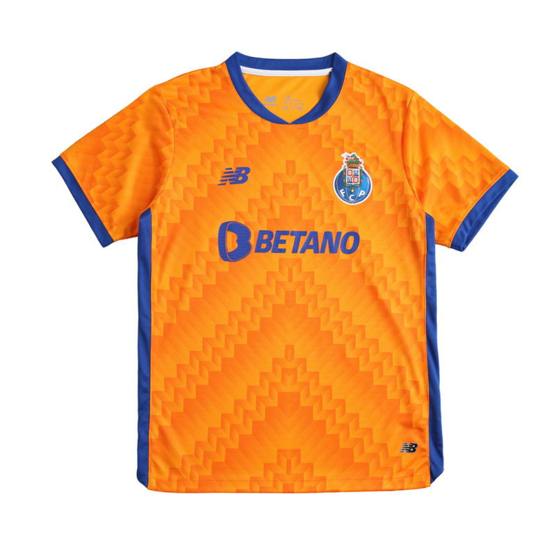Camiseta de aficionado New Balance Porto Away II 24/25 para hombre - Naranja