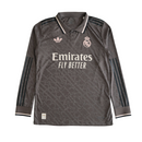 Camiseta de manga larga de jugador del Real Madrid 24/25 para hombre - Gris