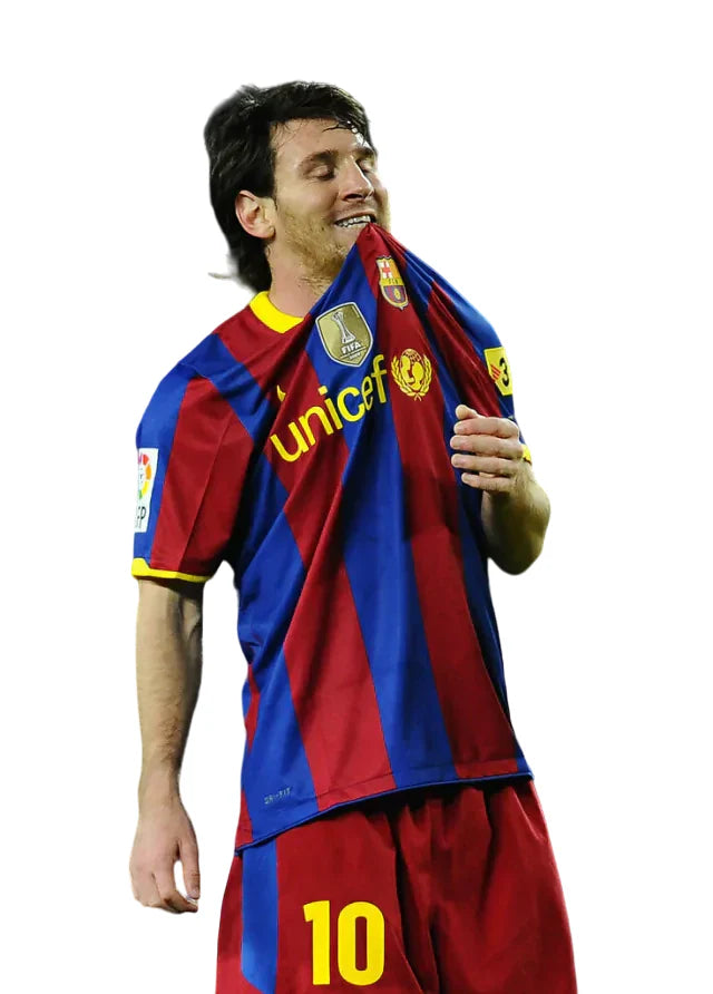 Camiseta retro local del Barcelona 10/11 Nike para aficionados - Roja y azul