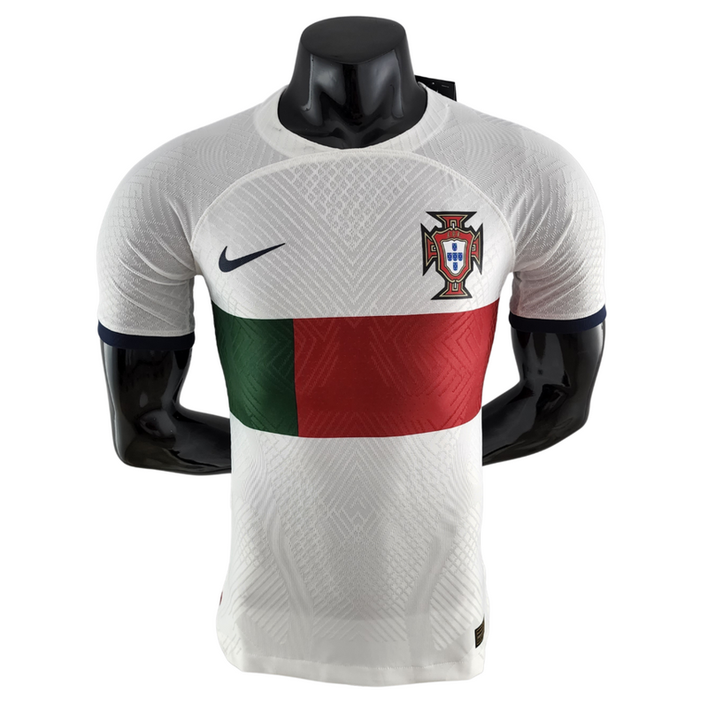 Camiseta Nike de visitante de la selección nacional de Portugal 22/23 para hombre - Blanco roto