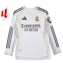 Camiseta de manga larga para hombre del Real Madrid 25/26 (local) - Blanca