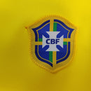 Camiseta retro 57/58 de la selección brasileña masculina - Amarilla