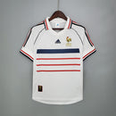 Camiseta Adidas de visitante de Francia Retro II 1998 para hombre - Blanca