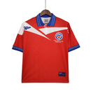 Camiseta retro de local de la selección nacional de Chile 1998 para hombre -