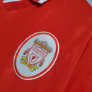 Camiseta retro de aficionado Reebok del Liverpool Home 96/97 para hombre - Roja