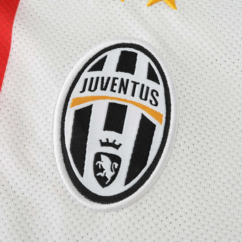 Camiseta retro de aficionado de la Juventus Away II 10-11 para hombre - Blanca