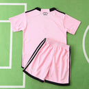Camiseta y pantalones cortos para niños Miami I 24/25 - Rosa