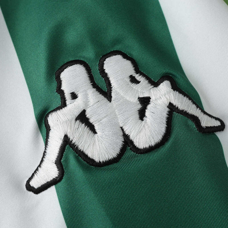Camiseta de aficionado retro del Real Betis Home I 03/04 para hombre - Verde y blanco