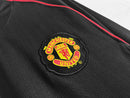 Camiseta retro de manga larga para hombre del Manchester United (visitante) 07/08 - Negra