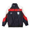 Chaqueta retro de Inglaterra 1998 para hombre - Azul y roja