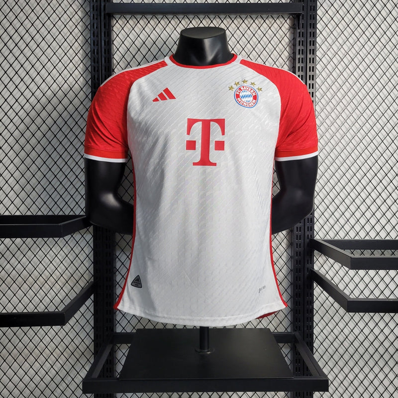 Camiseta Adidas del Bayern Múnich 23/24 para hombre - Blanco y rojo