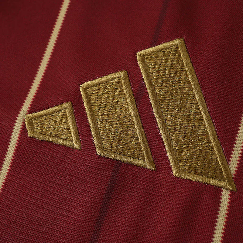 Camiseta y pantalón corto Roma Home I 24/25 para niños - Rojo