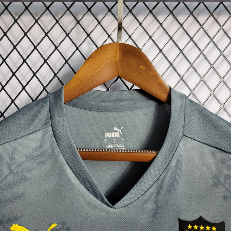 Camiseta de aficionado Puma Peñarol 22/23 para hombre (amarillo y gris)