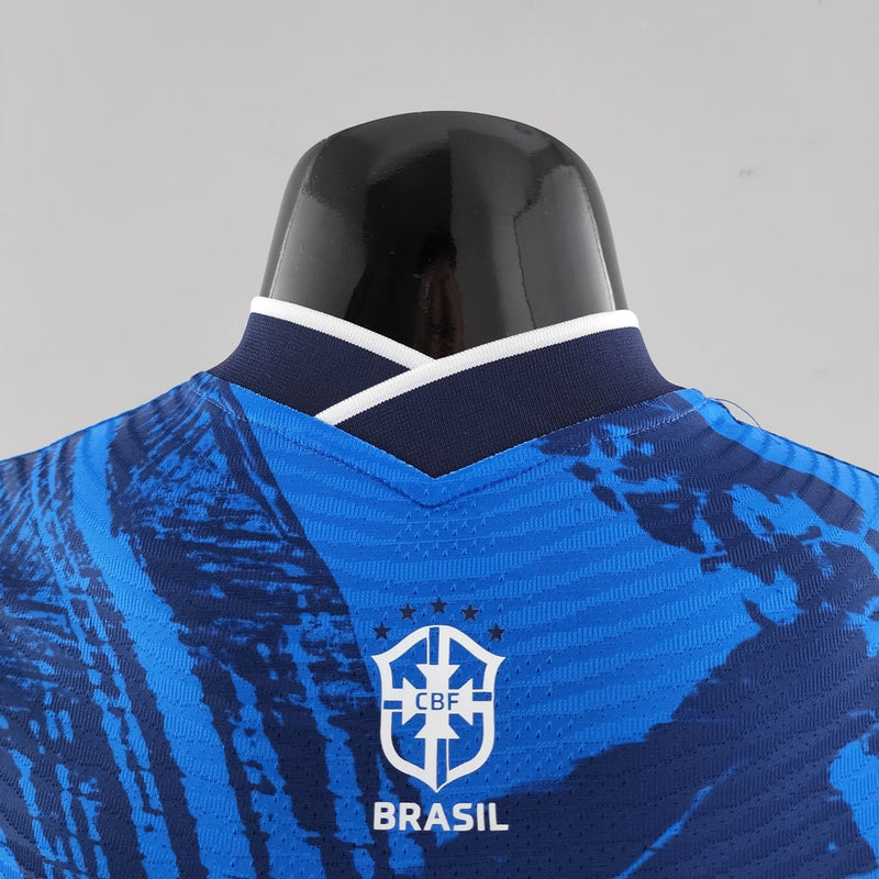 Camiseta Nike de jugador de la selección brasileña edición especial para hombre - Azul