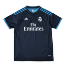 Camiseta retro de aficionado del Real Madrid Visitante II 15/16 para hombre - Azul