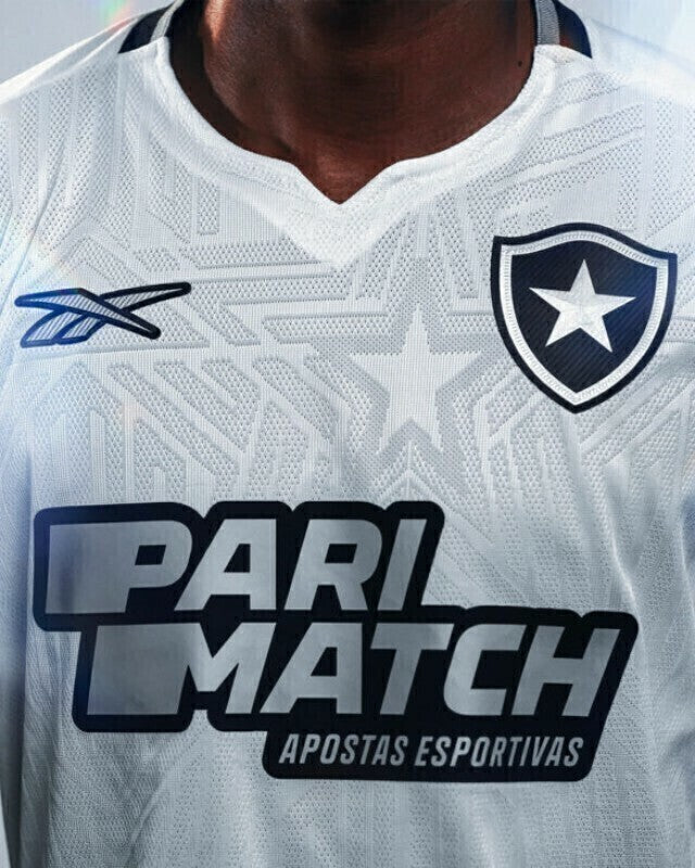 Camiseta hincha Botafogo Terceira Tercera III 24/25 Hombre Blanco