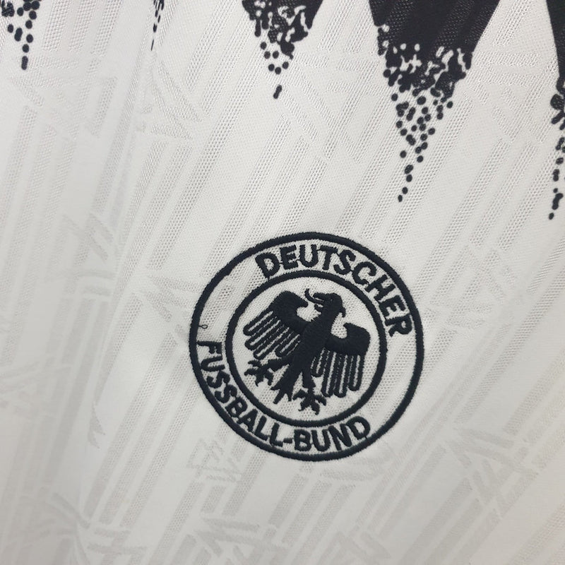 Camiseta retro de la selección alemana I Home 1994 Adidas para hombre - Blanca