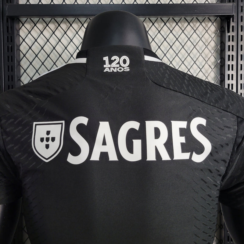 Camiseta de jugador Adidas Benfica II 23/24 para hombre - Negra