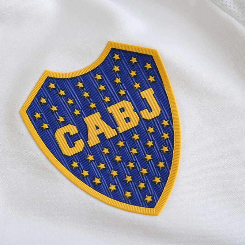 Camiseta de visitante de Boca Juniors (temporada 24/25) para hombre, color blanco